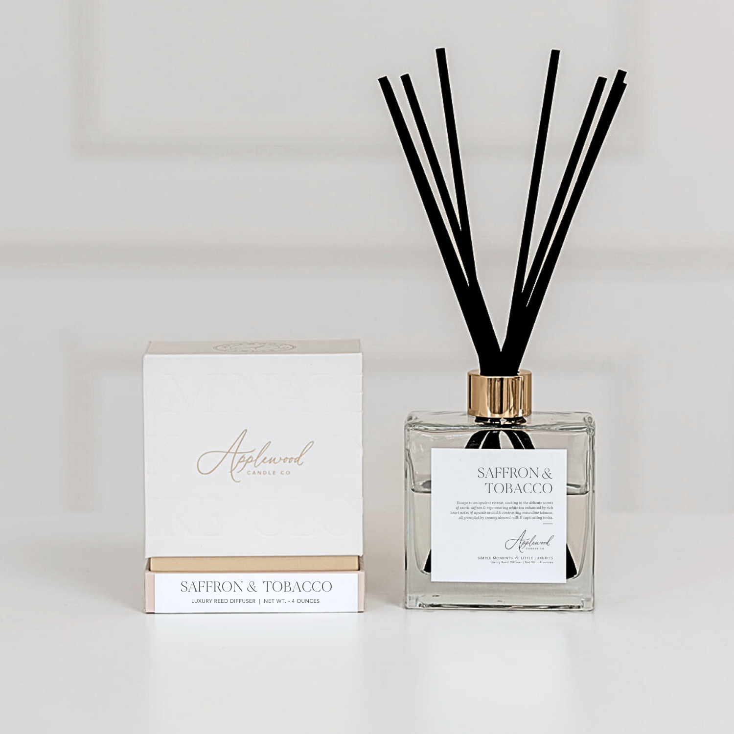 SAFFRON &amp; TOBACCO  |  Luxury Reed DIffuser