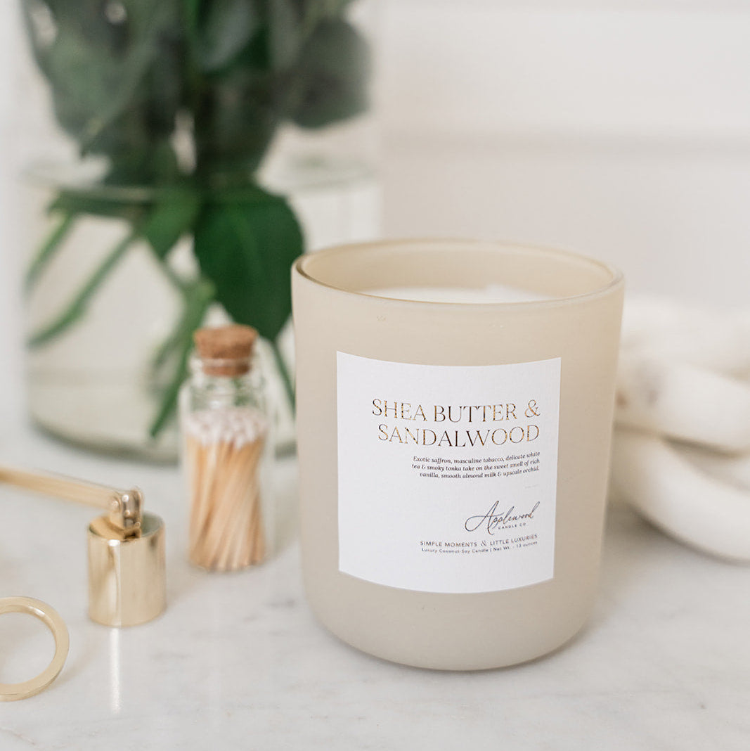 SHEA BUTTER &amp; SANDALWOOD  |  Luxury Home Fragrance