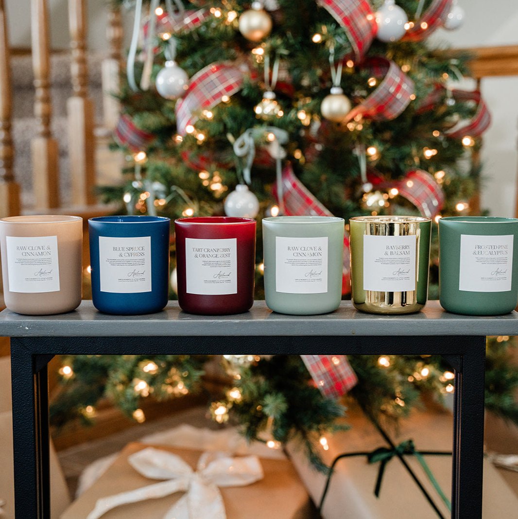 HOLIDAY COLLECTION - 6 LUXURY CANDLES | Luxury Coconut-Soy Candles