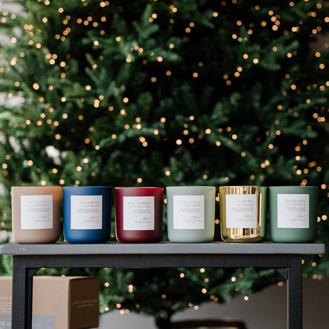 HOLIDAY COLLECTION - 6 LUXURY CANDLES | Luxury Coconut-Soy Candles